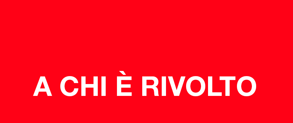 A chi è rivolto